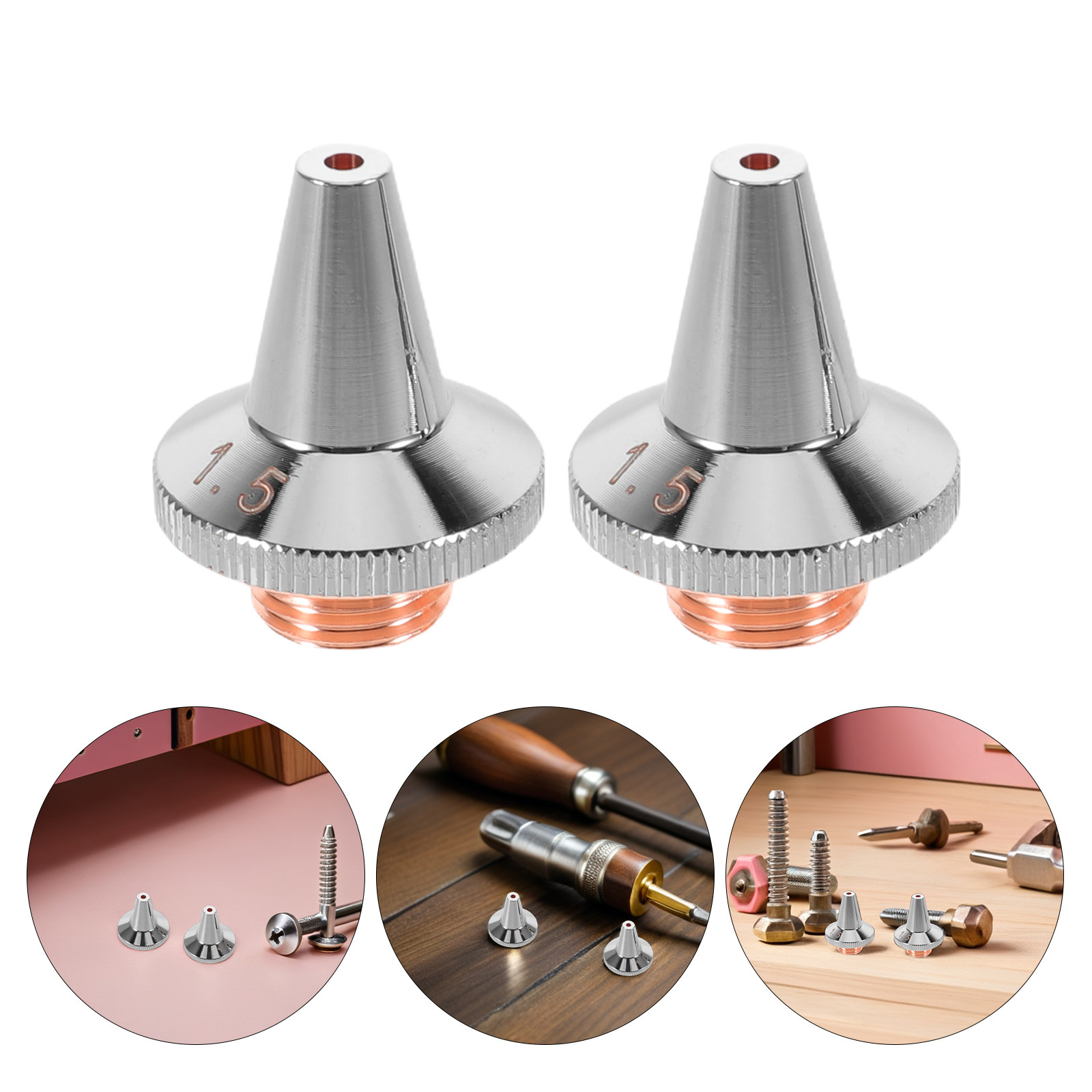 Laser Tube Replacement - 2Pcs Fiber Laser Cutting Nozzle Double