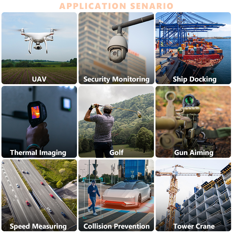 Industrial Applications Of Laser - 1200m Mini TOF Laser Rangefinder Module,