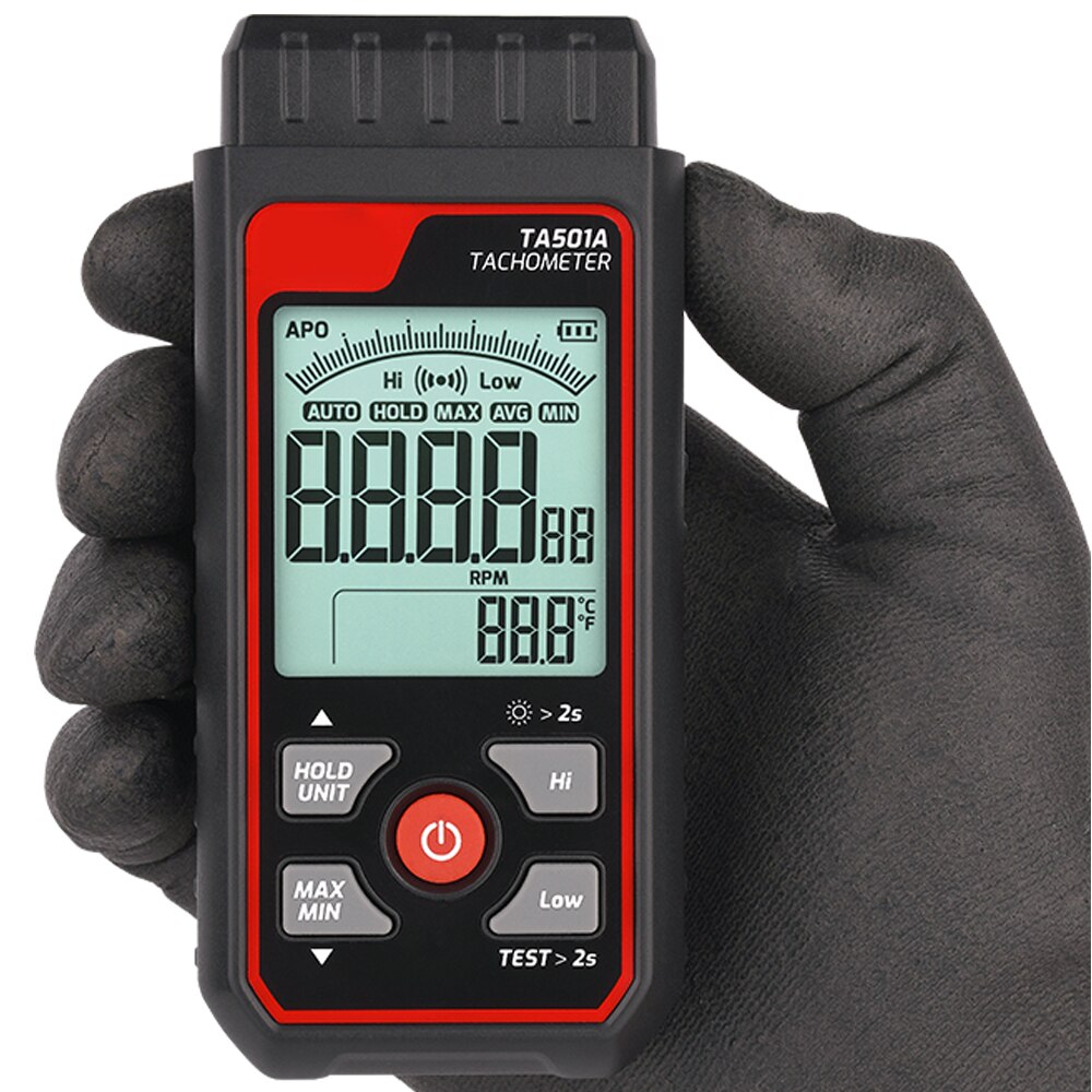 TA501A Laser Tachometer Up to  – Industrial Laser Tachometer Bewertung und Preis