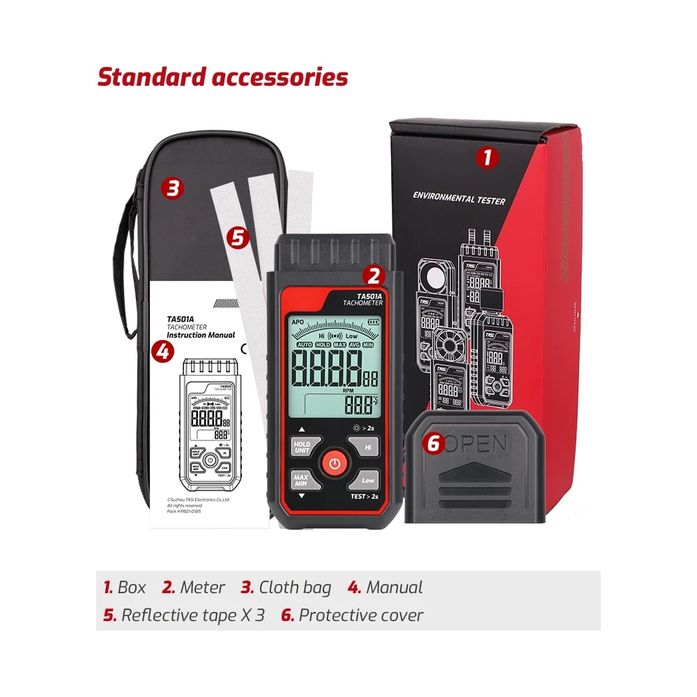 TA501A Laser Tachometer Up to  – Industrial Laser Tachometer Bewertung und Preis