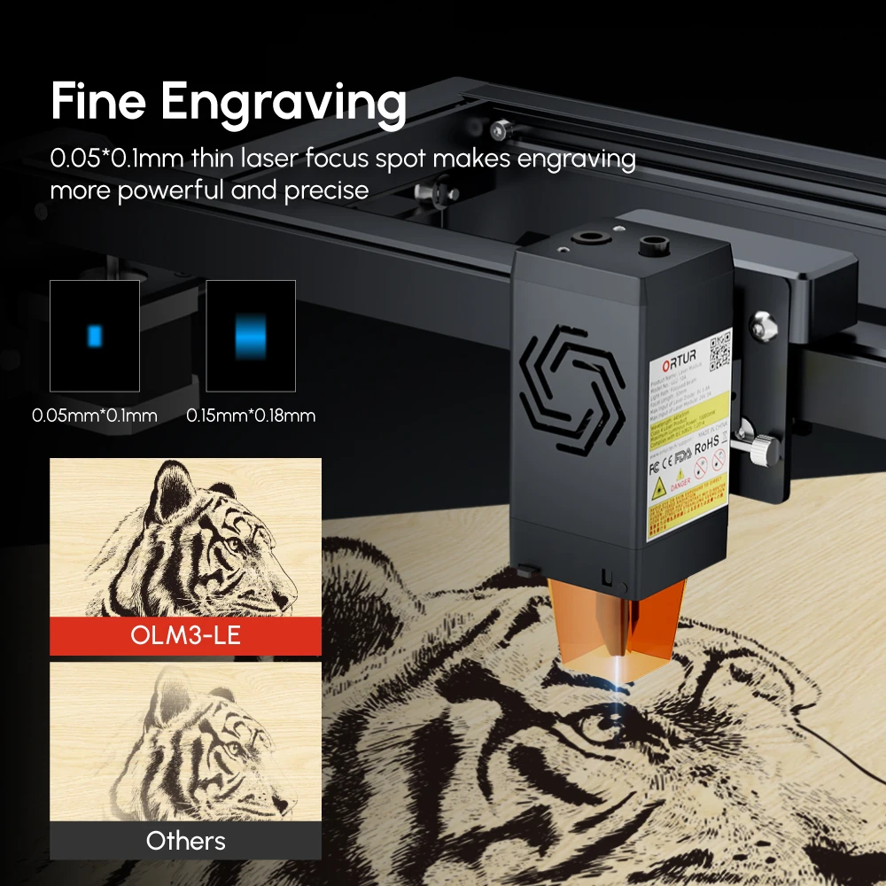 ORTUR OLM3 LE 10w Laser Engrav – Desktop Laser Engraver Bewertung und Preis