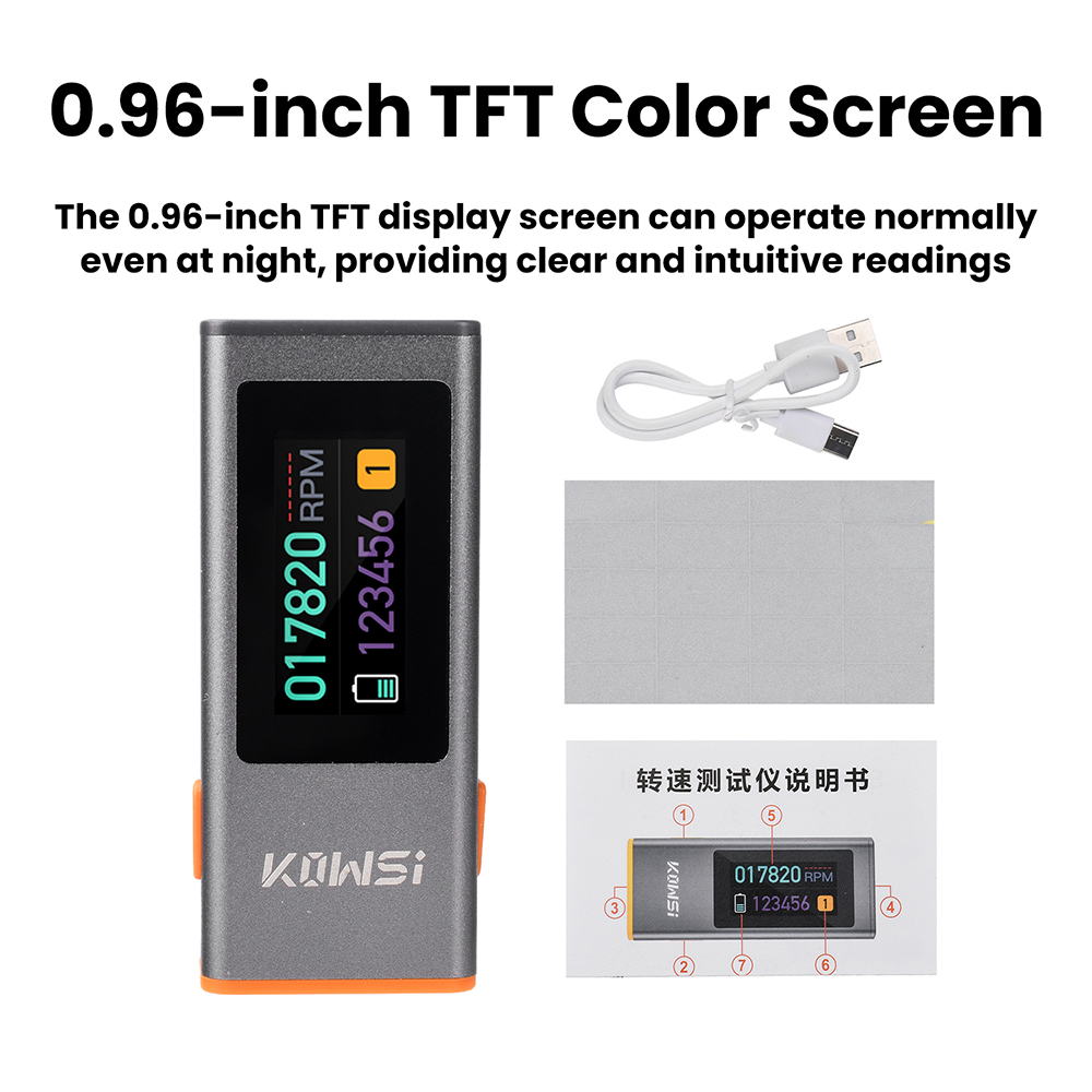 0.96-inch TFT infrared RPM spe – Industrial Laser Tachometer Bewertung und Preis