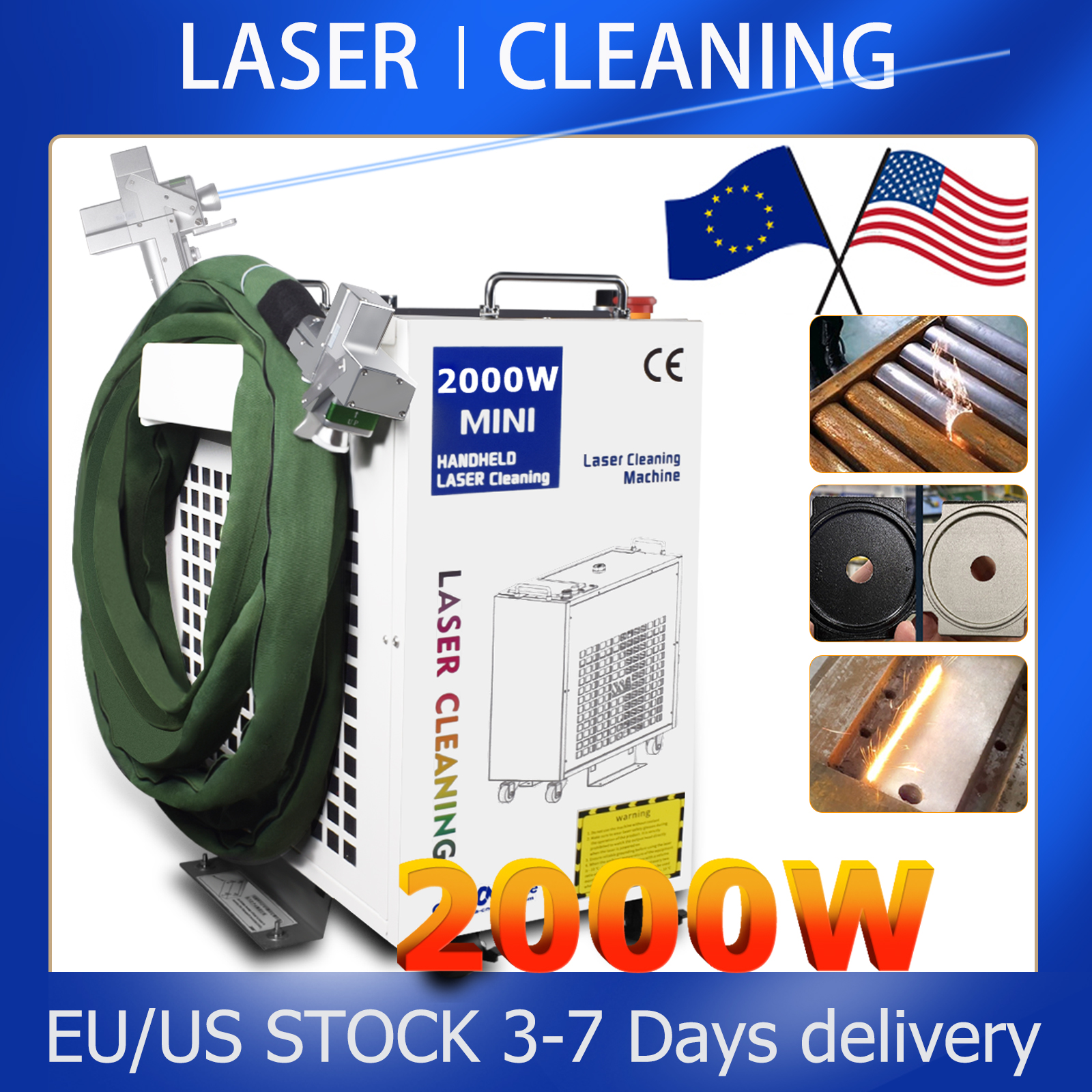 2000W Cleaning Machine Fiber L – Industrial Laser Paint Remover Bewertung und Preis