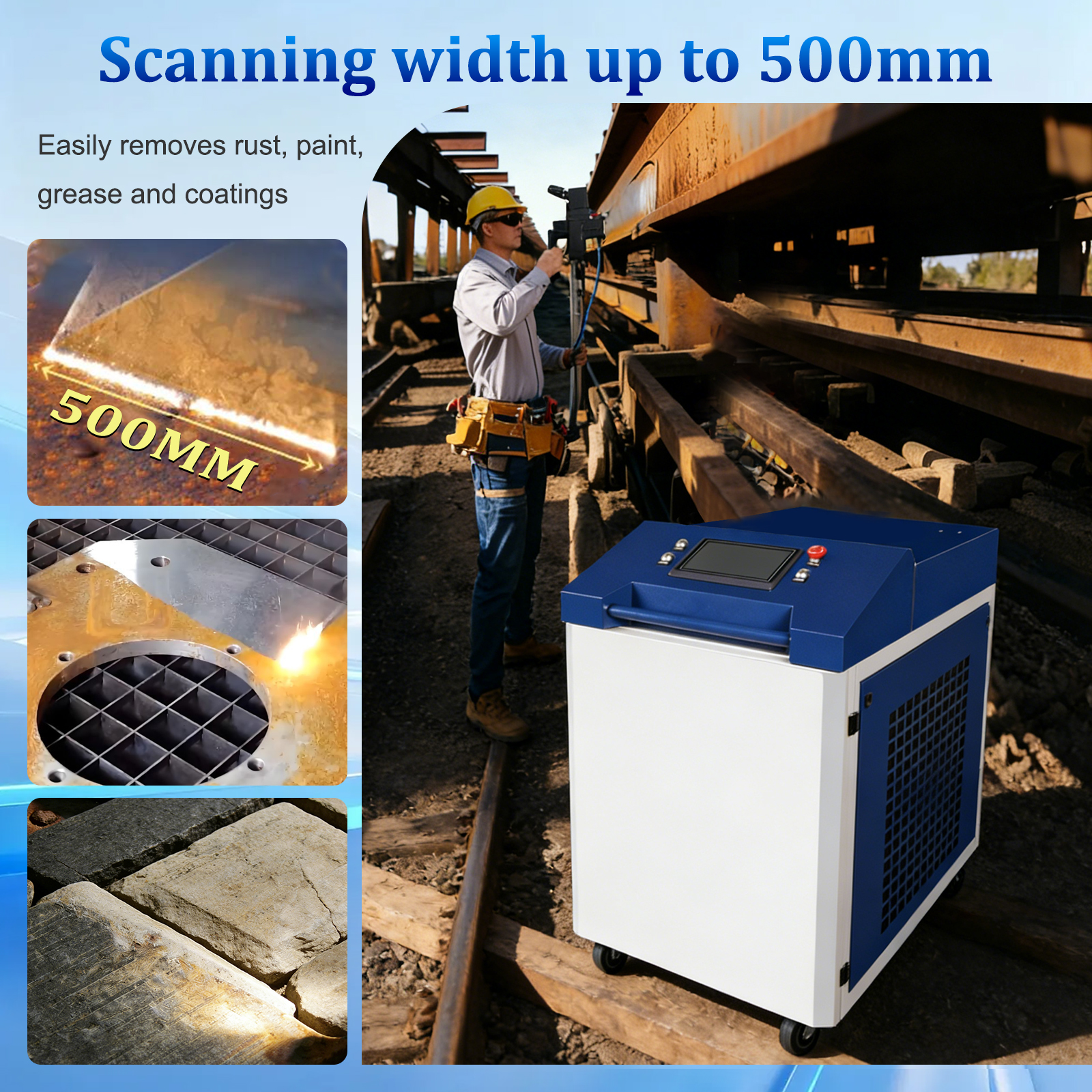 6000W Fiber Laser Cleaner 6000 – Industrial Laser Paint Remover Bewertung und Preis