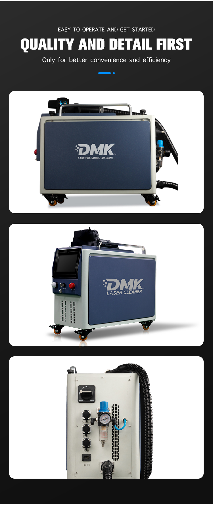 DMK 100W 200W 300w Pulse Laser – Industrial Laser Paint Remover Bewertung und Preis