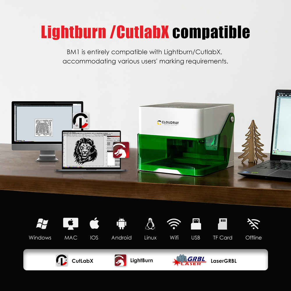 Cloudray 5000mw CNC Mini Laser – Desktop Laser Engraver Bewertung und Preis