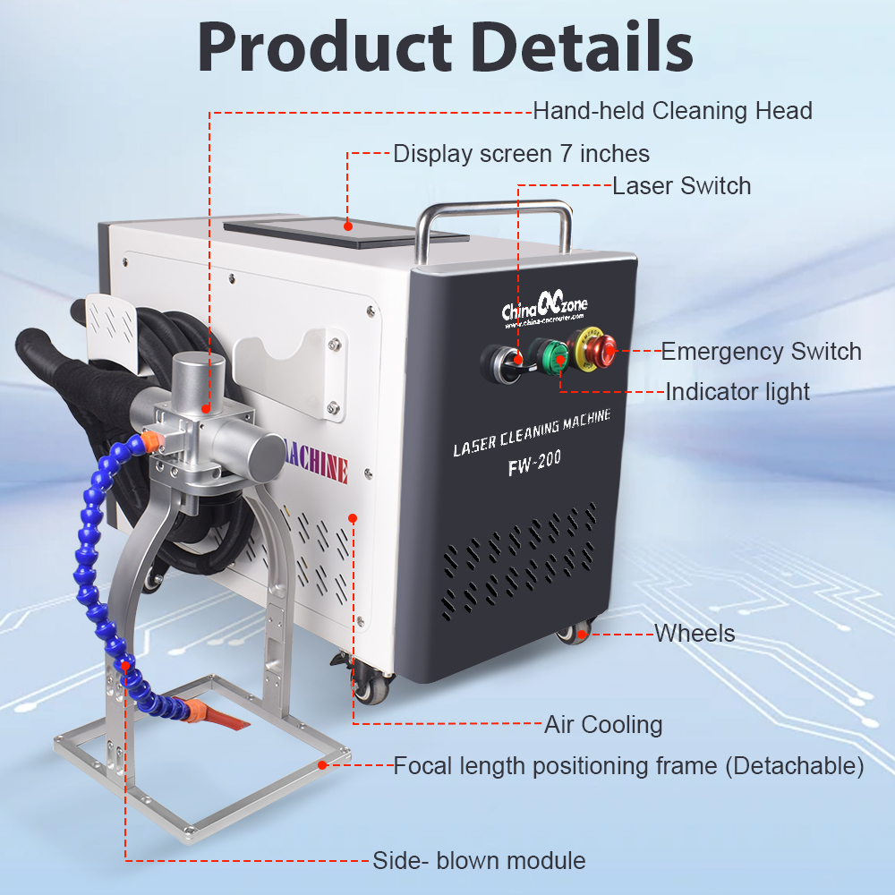 JPT 200W Pulsed Laser Cleaning – Industrial Laser Paint Remover Bewertung und Preis