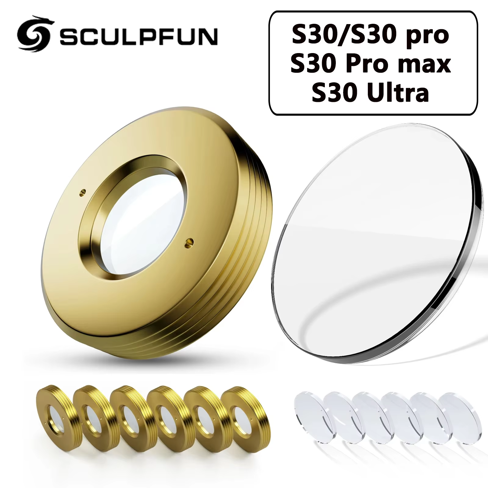 SCULPFUN 6pcs Laser Lens for S – Honeycomb Laser Bed Bewertung und Preis
