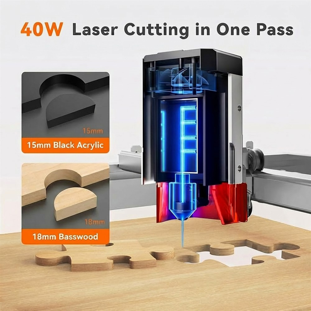TOOCAA L2 40W AI Desktop Laser – Desktop Laser Engraver Bewertung und Preis