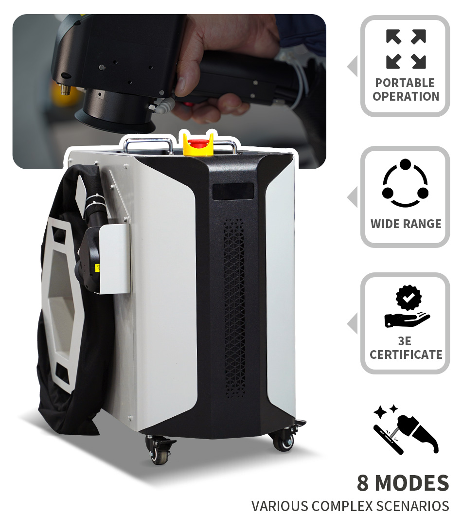 Laser Cleaning Machine for Rus – Industrial Laser Paint Remover Bewertung und Preis