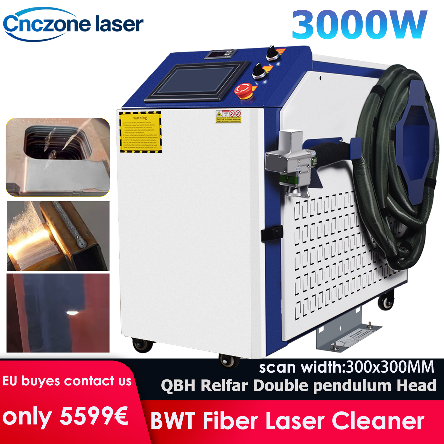 3000W Laser Cleaning Machine F – Industrial Laser Paint Remover Bewertung und Preis