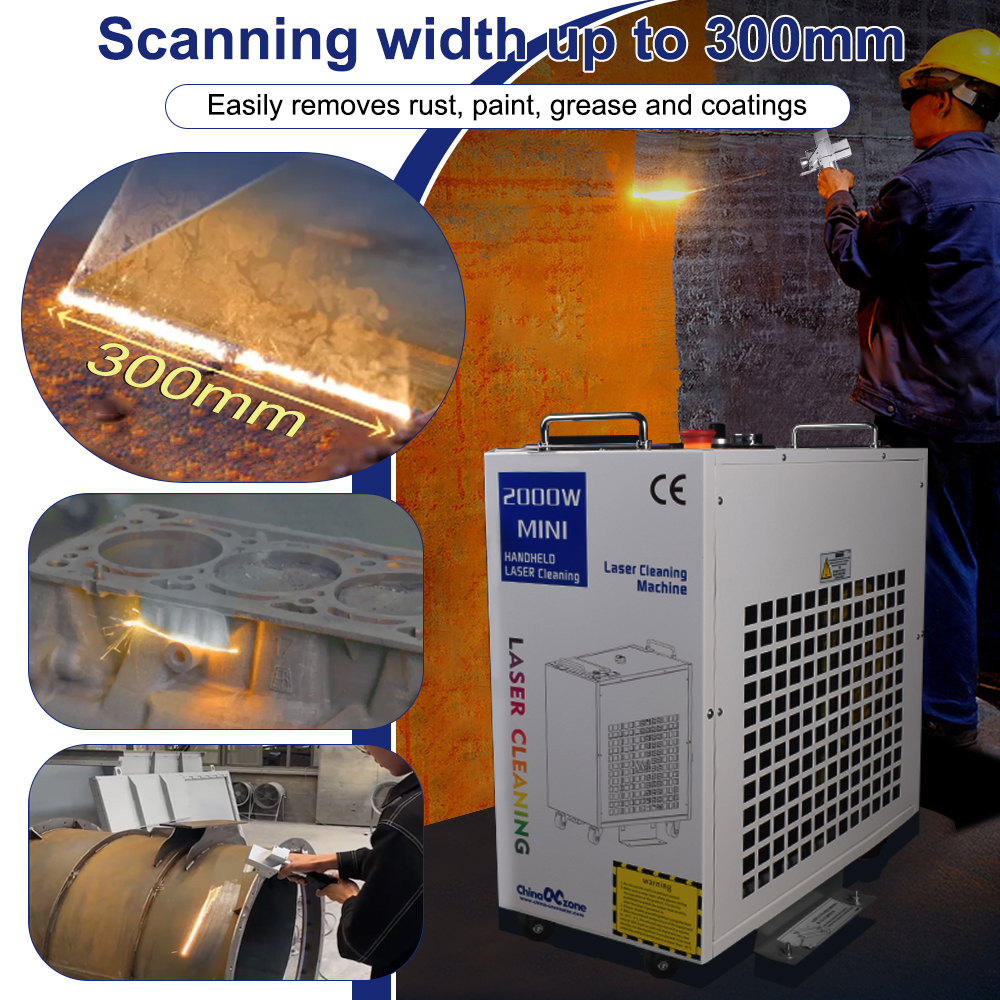 3000W Laser Cleaning Machine F – Industrial Laser Paint Remover Bewertung und Preis