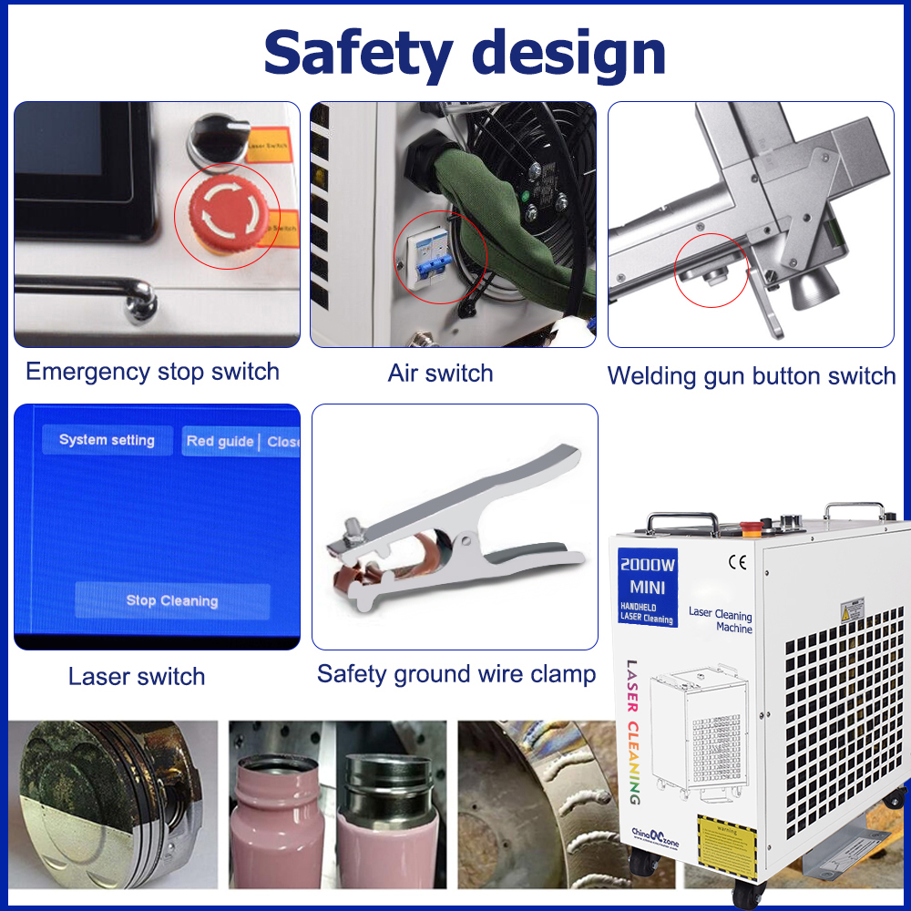 1500W Fiber Laser Cleaning Mac – Industrial Laser Paint Remover Bewertung und Preis